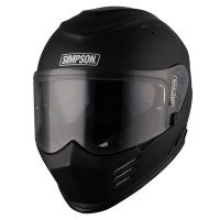 Simpson Venom Solid Helmet - Matt Black