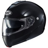 HJC C90 Flip Front Helmet - Plain Black 