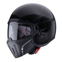 Caberg Ghost Open Face Motorcycle Helmet - Carbon Fibre