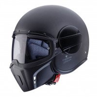 Caberg Ghost Open Face Motorcycle Helmet - Matt Black