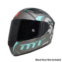 MT Helmet KRE Snake Carbon Helmet - Gabri Matt Carbon Aqua