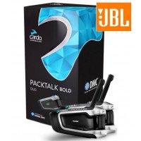 Cardo Packtalk Bold Bluetooth Intercom with JBL Speakers - Duo  