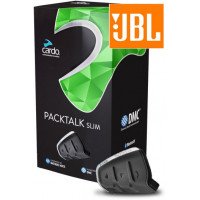 Cardo Packtalk Slim Bluetooth Headset Single With JBL Speakers