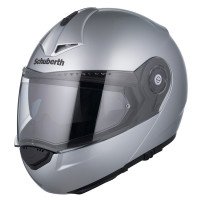 Schuberth C3 Pro Flip Front Motorcycle Helmet - Silver 