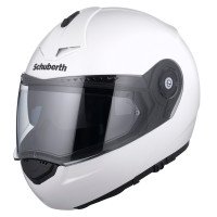 Schuberth C3 Pro Flip Front Motorcycle Helmet - Gloss White