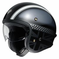 Shoei J-O Open Face Motorcycle Helmet - Hawker TC5