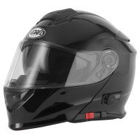 VCAN V271 Blinc Bluetooth Flip Front Motorcycle Helmet - Gloss Black
