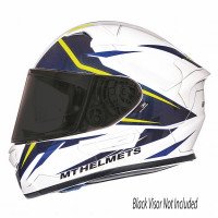MT KRE SV Intrepid (NEW 2018) Gloss Pearl White/Blue/Flu.Yellow Helmet