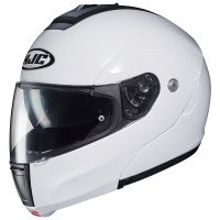 HJC C90 Flip Front Helmet - Plain White