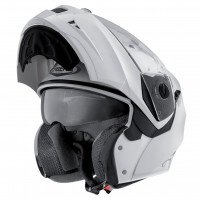 Caberg Duke Flip Front Motorcycle Helmet - Metal White