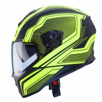 Caberg Drift Motorcycle Helmet - Flux Matt Black / Fluo Yellow
