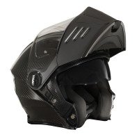 Simpson Darksome Flip Front Modular Helmet - Carbon Matt Black