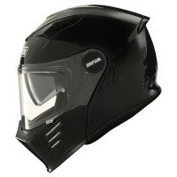 Simpson Darksome Flip Front Modular Helmet - Gloss Black