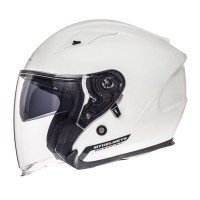 MT Avenue Open Face Motorcycle Helmet - Solid White