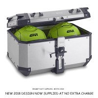 Givi Trekker Outback 58ltr top box - aluminium