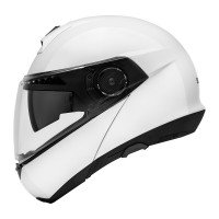 Schuberth C4 Flip Front Motorcycle Helmet - Gloss White