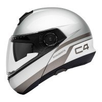 Schuberth C4 Flip Front Motorcycle Helmet - Pulse Silver