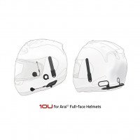 Sena 10U Motorcycle Bluetooth Intercom - Arai Full Face Helmets