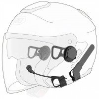 Sena 10U Motorcycle Bluetooth Intercom - Shoei J-Cruise