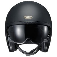 Shoe J-O Open Face Motorcycle Helmet - Matt Black