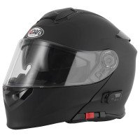 VCAN V271 Blinc Bluetooth Flip Front Motorcycle Helmet - Matt Black
