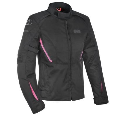 Oxford Iota women's waterproof motorcycle jacket - Black/Pink