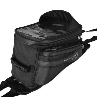 Oxford OL231 S20R Strap-On Motorcycle Tank Bag - 20 Litres - Rear