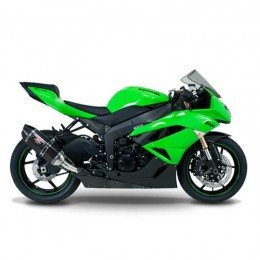 ROAD - KAWASAKI - ZX-6R - 2012 R-77 Stainless/Carbon Slip-On SKU:1464202